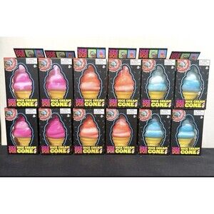 Nee Doh Nice Cream Cone Squishy Toy Pink, Blue, Orange - Brand New (1) SHIPS NOW